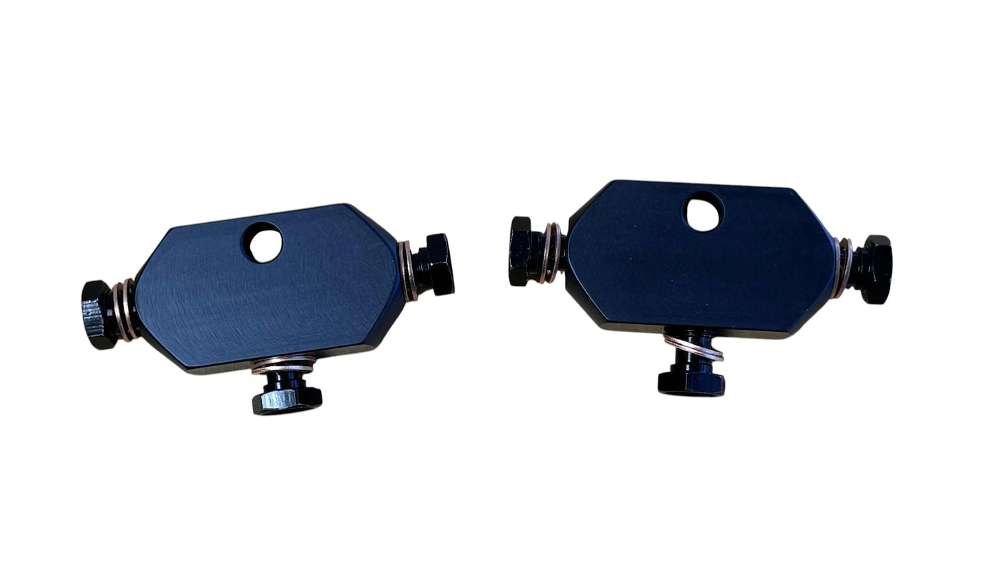 Brake Tee Adaptor Kit Black Replacement for Goodridge gr-pmchd-024zbk