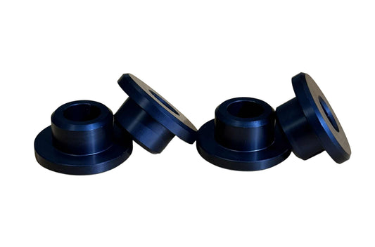 Solid Riser Bushings - Black: Bagger / 2018 Softail on