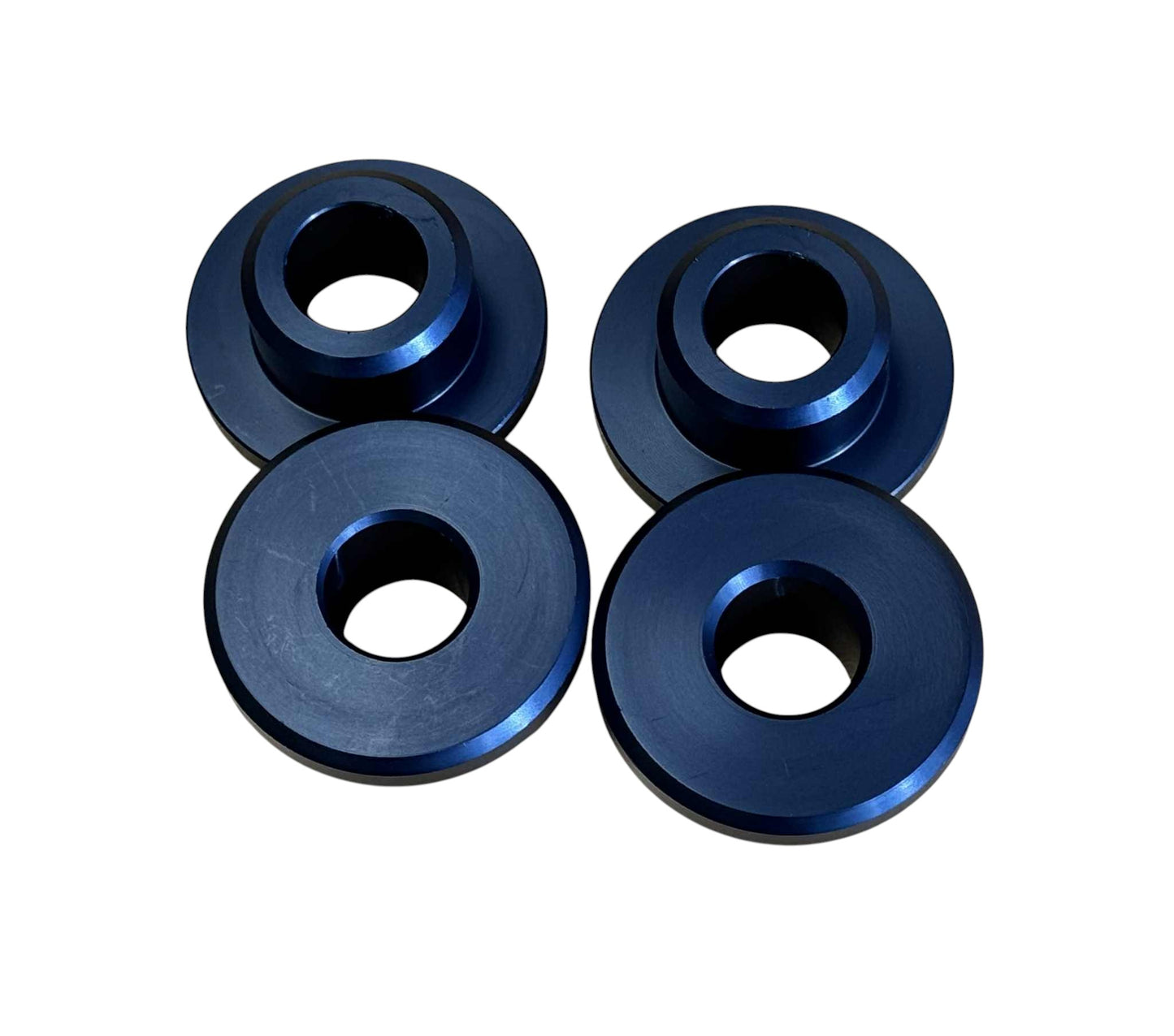 Solid Riser Bushings - Black: Bagger / 2018 Softail on
